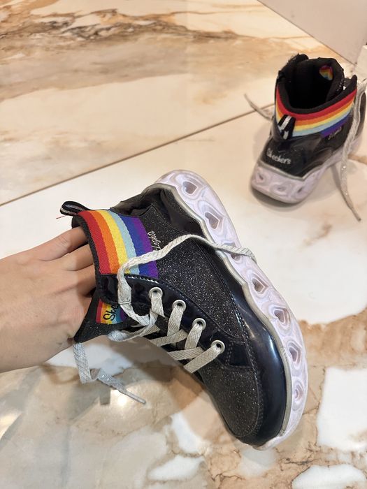 Черевики Skechers битинки ботиночки на дівчинку