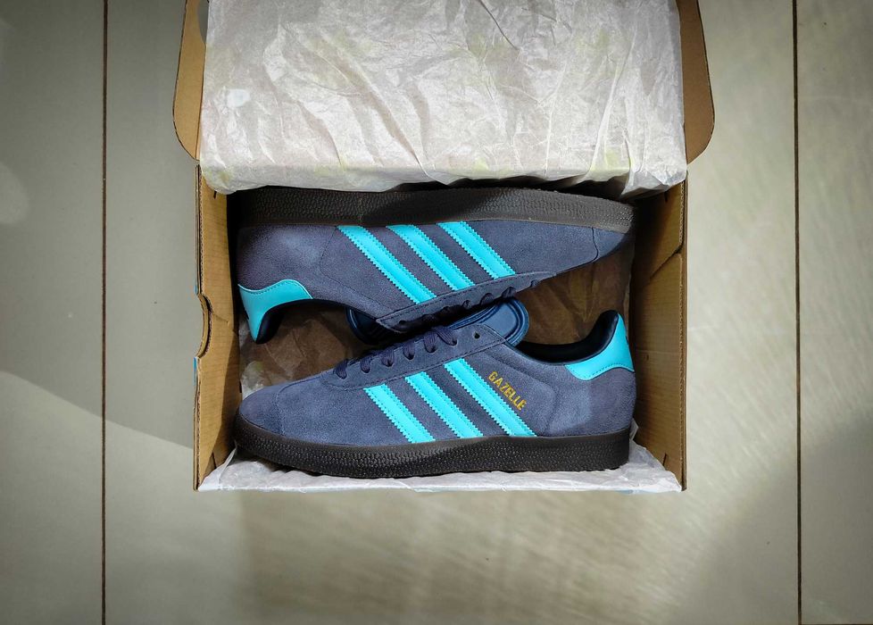 Adidas - Gazelle Shadow Navy Gum r. 36 2/3 SNEAKERS
