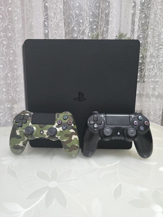 PS4 Slim CUH-2216A/Playstation 4 Slim +2 геймпада + HDMI