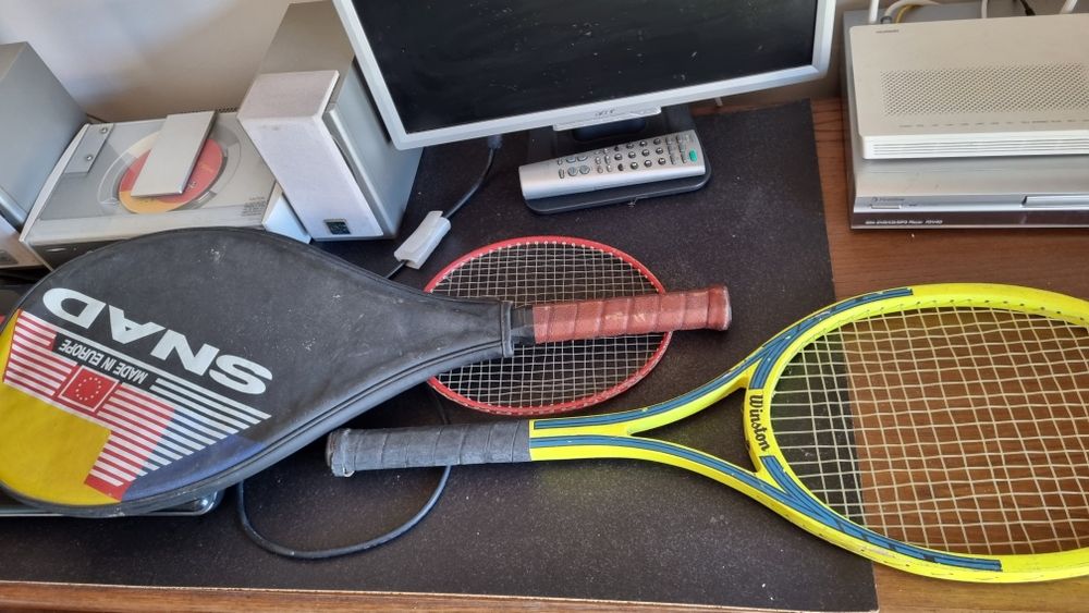 Raquete badminton vintage