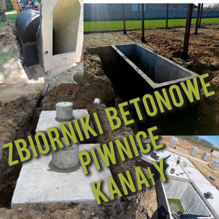 Szczelne szambo zbiornik betonowy z dokumentacją