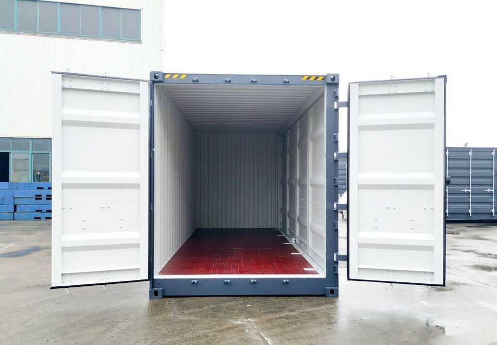 Contentor HC usado de 20 a 40 pés com abertura lateral – como novo