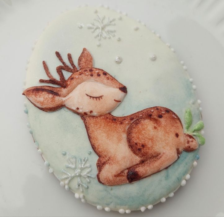 Pierniczki Gwiazdka Renifer Mikołajki Prezent dla Kociary Psiary Duże