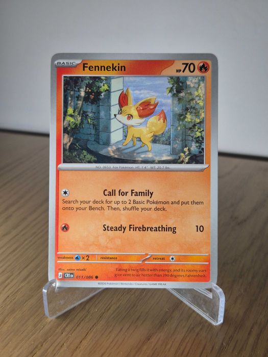 Karta Pokemon TCG: Fennekin (CRI 011)