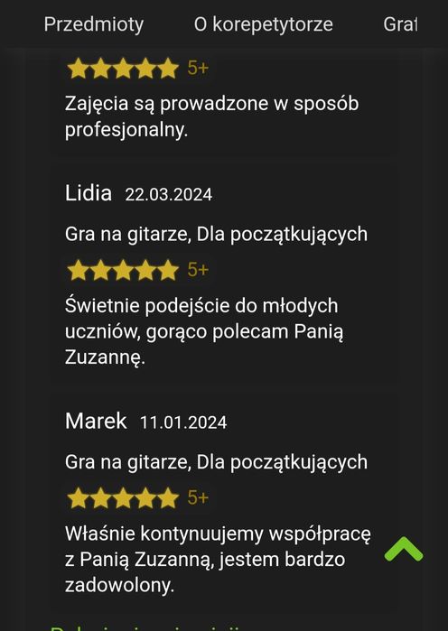 Lekcje gitary klasycznej i akustycznej w Białymstoku i online