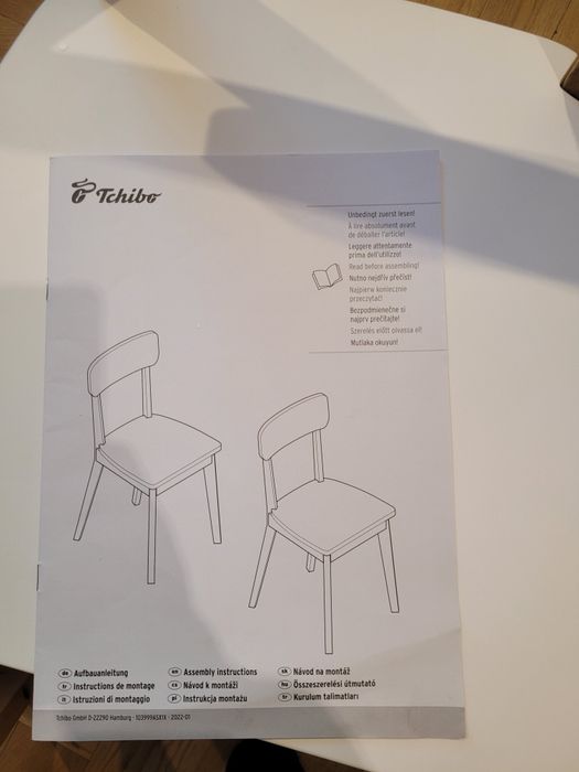 Krzesła do jadalni lub kuchni sztuk dwa