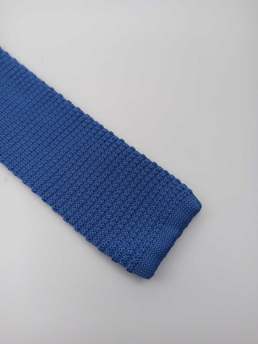 Asos niebieski błękitny krawat knit kn34