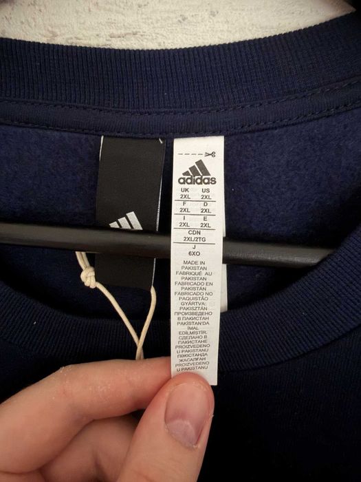 Bluza  męska adidas Essentials Fleece 3S w rozmiarze 2XL