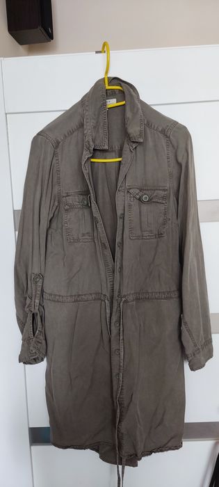 Sukienka khaki szmizjerka r.40/L