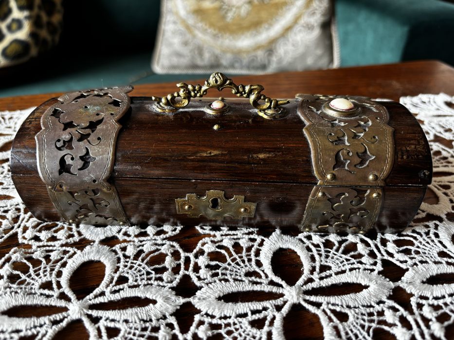 Szkatuła, etui Biedermeier XIX wiek