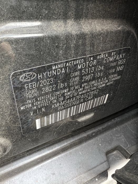 Разборка Hyundai Ioniq 6 2023