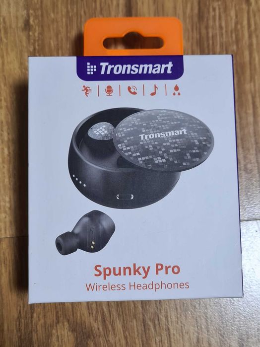 Słuchawki bezprzewodowe Tronsmart spunky pro, dokanałowe, pełny zestaw