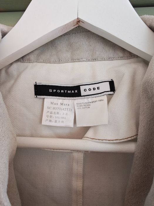 Żakiet Max Mara biały jeans