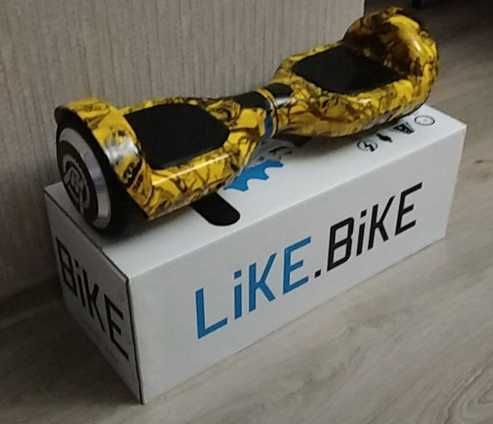 Гіроборд LIKE.BIKE X6i yellow skull + сумка-переноска