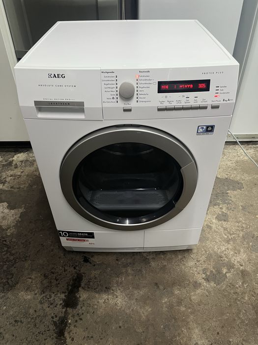 Suszarka AEG 8kg z pompą ciepła |12msc |BD stan |Dowóz