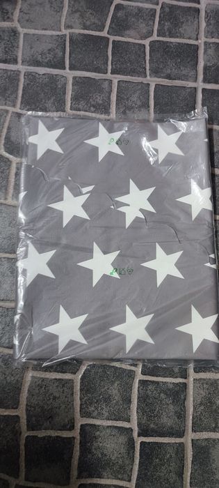 Toalha de Mesa Redonda Nova (1,20m) - Padrão Estrelas (Fabricado em Portugal)