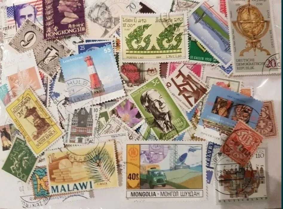 Lotes de 1000 selos mundiais