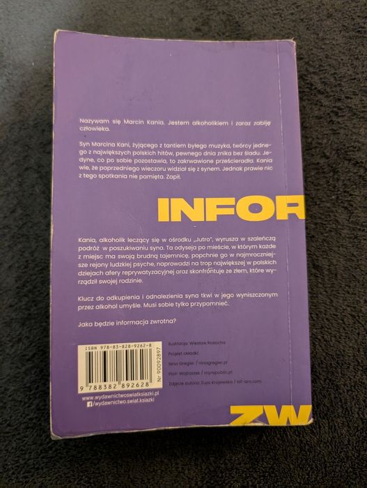 "Informacja zwrotna" Jakub Żulczyk