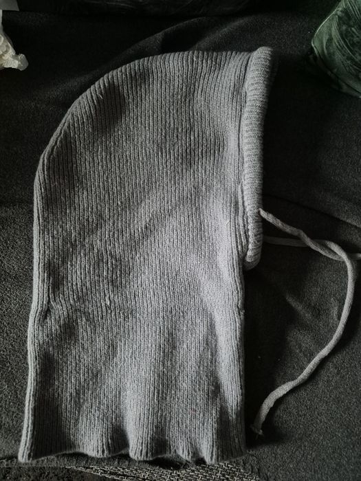 Czapka kominiarka szara, ciepła