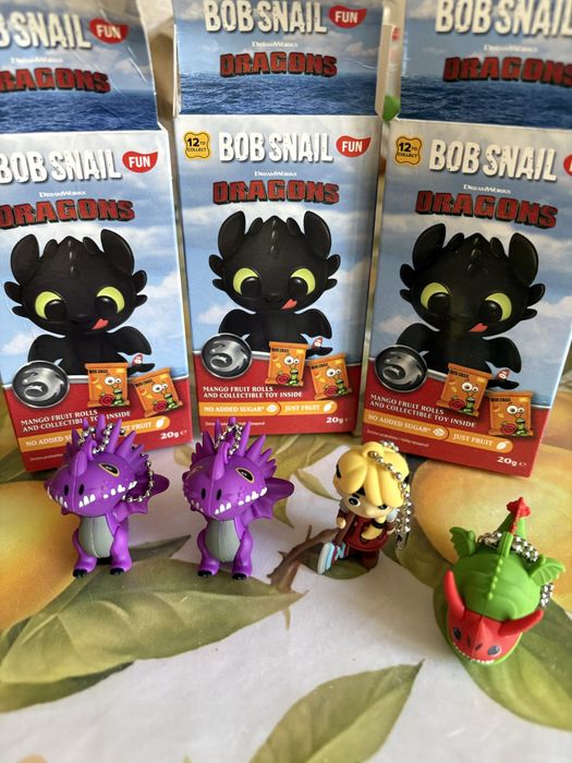 Фігурки Bob snail Dragons (як приборкати Дракона)