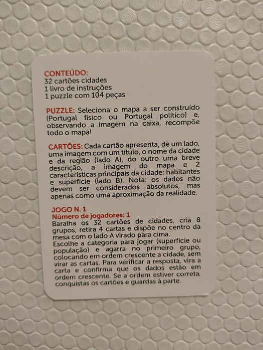 Puzzle À Descoberta De Portugal