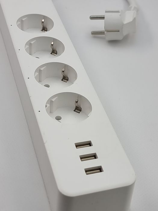 Мережевий фільтр Antela 3680MAX, 4×AC + 3×USB (2886)