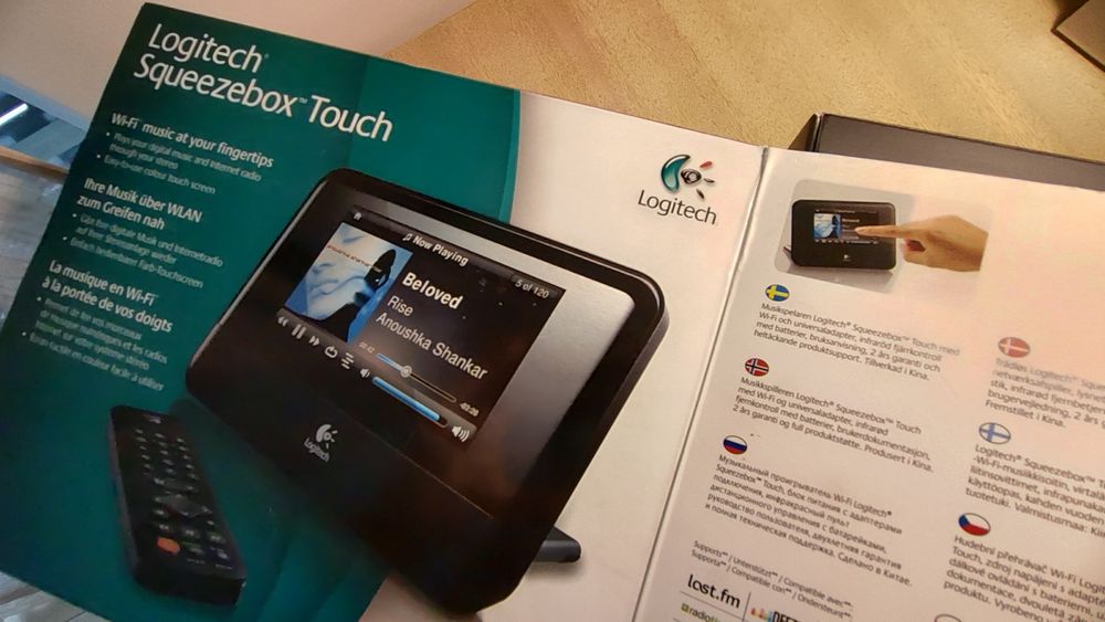 Logitech Squeezebox Touch -  leitor de música em rede,