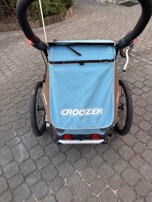 Przyczepka croozer kid plus 1  - 3w1 z amortyzacja