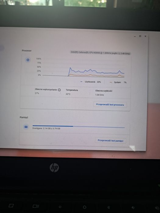 Laptop hp chrome os