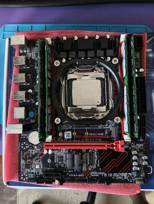 Материнская плата x99, Xeon e5 2676 v3 +16 gb