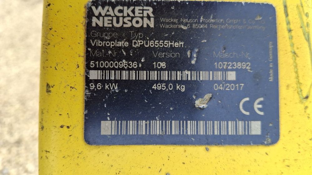 Zagęszczarka Wacker DPU 6555