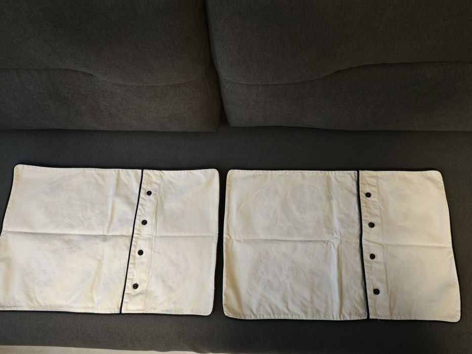 Ikea Alvine poszewki dekoracyjne z haftowanym wzorem 2 sztuki.