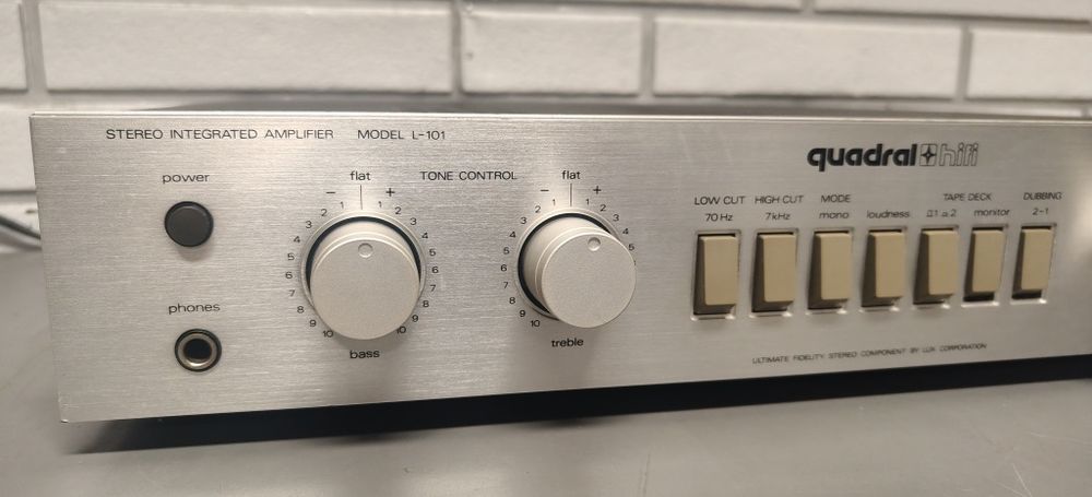 Wzmacniacz LUXMAN L-1A/ QUADRAL. Hi-fi stereo