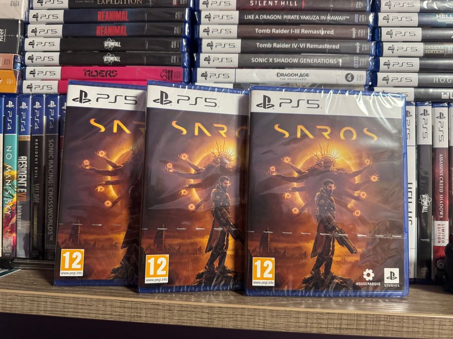 Нові офіційні диски SAROS (PS5) (повна рос локалізація)