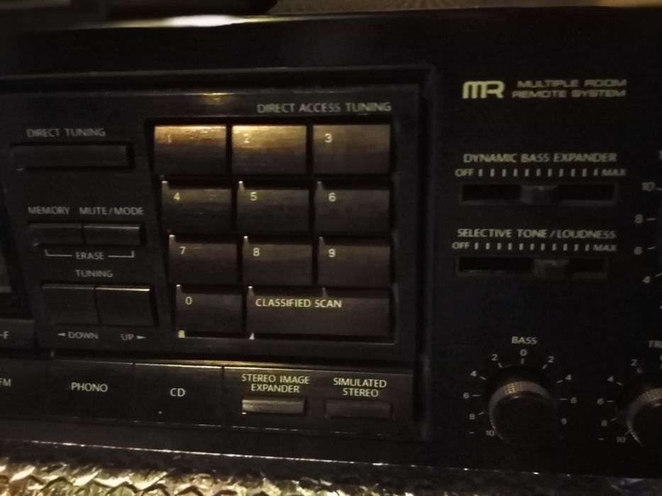 Amplificador Onkyo com radio e comando