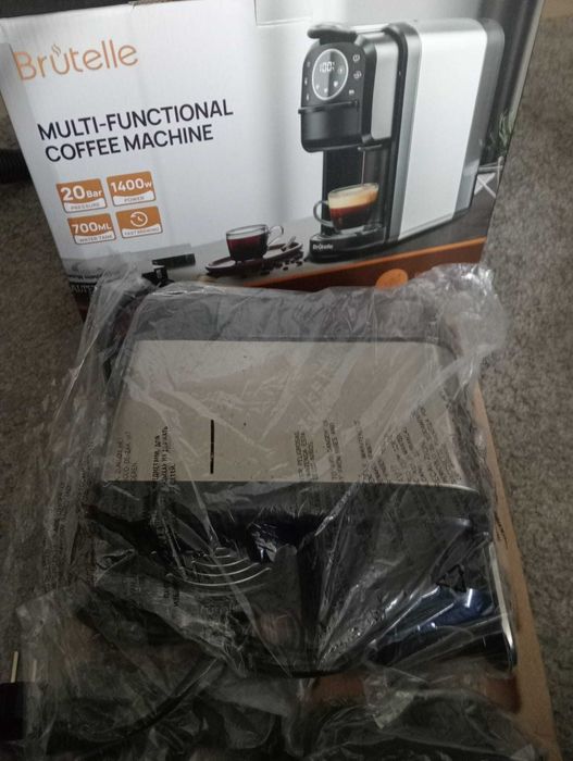 Máquina de Café Brutelle 20 Bar - 1400W Multi-Function - NOVA