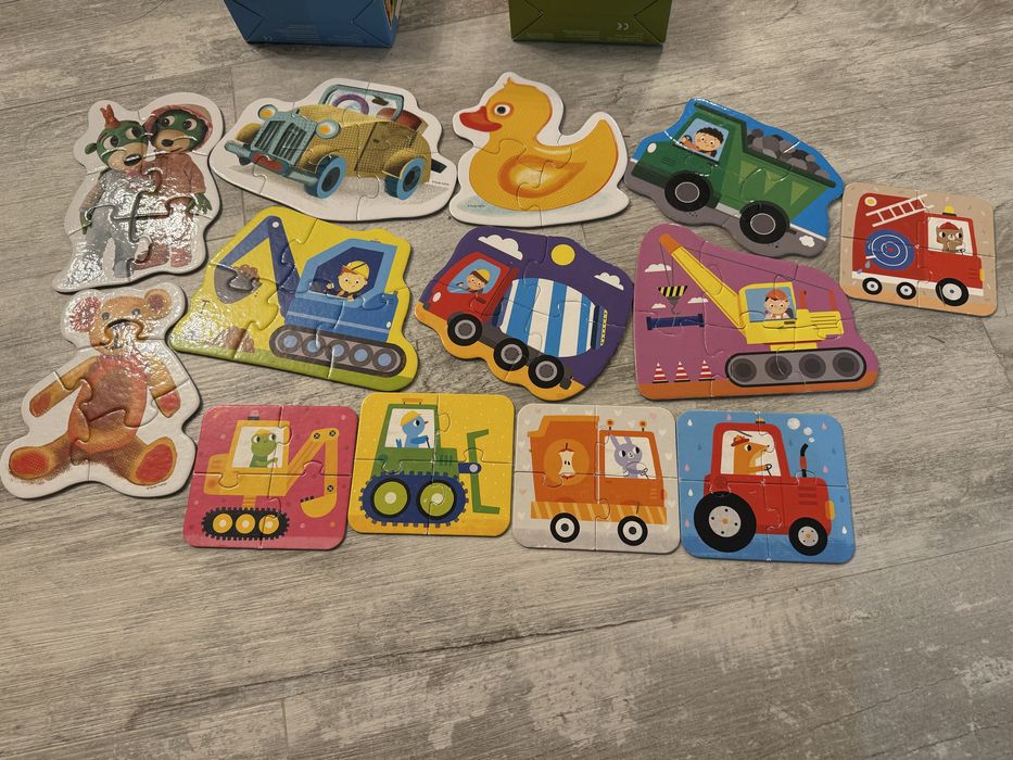 Puzzle 0-3 lata czu czu dinozaury