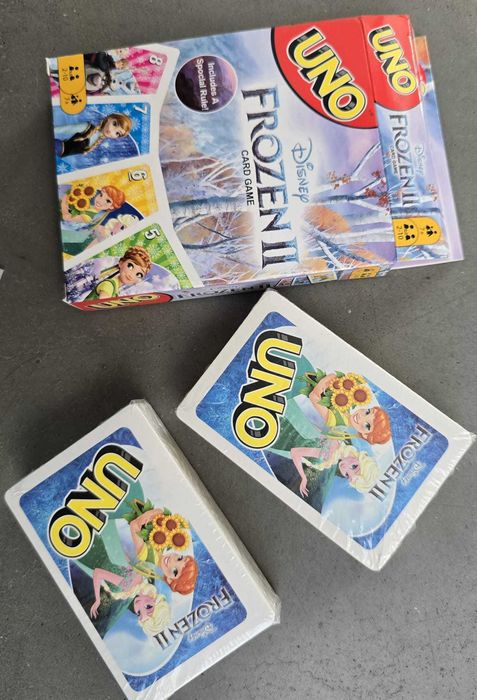 Super gra karciana karty Uno Frozen Kraina Lodu nowe