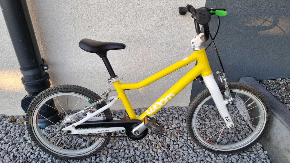 Lekki Rower dla dziecka Woom GO 3 - 16" AUTOMAGIC Vibrant Yellow/Żółty