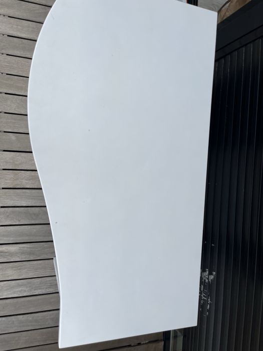 secretária (madeira de cerejeira pintada)