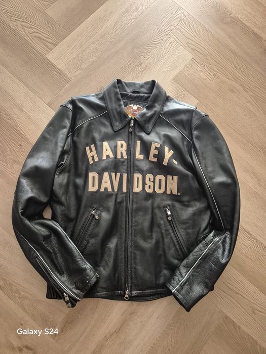 Harley Davidson oryginalna Skórzana kurtka Kolekcjonerska 100 TH Anniversary  roz L