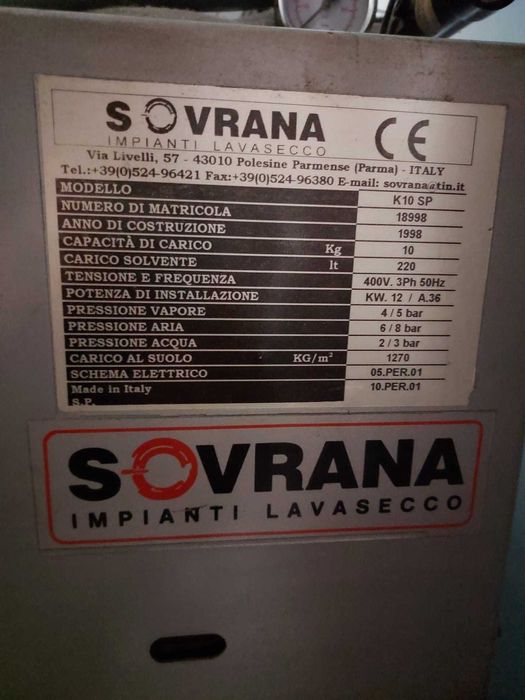 Máquina de lavar a seco de 10kg