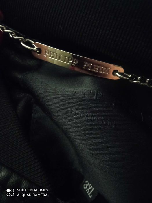 Kurtka skórzana Philipp Plein męska edycja limitowana personalizowana