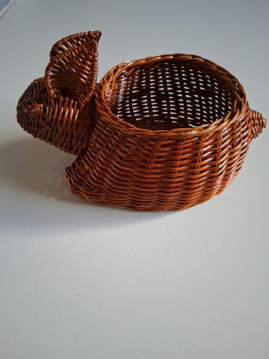 Cesta Elefante Vime - Vintage