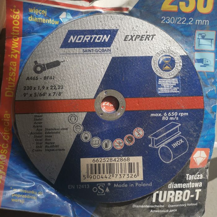 Sprzedam Tarcze do betonu i  metalu DEDRA 230mm