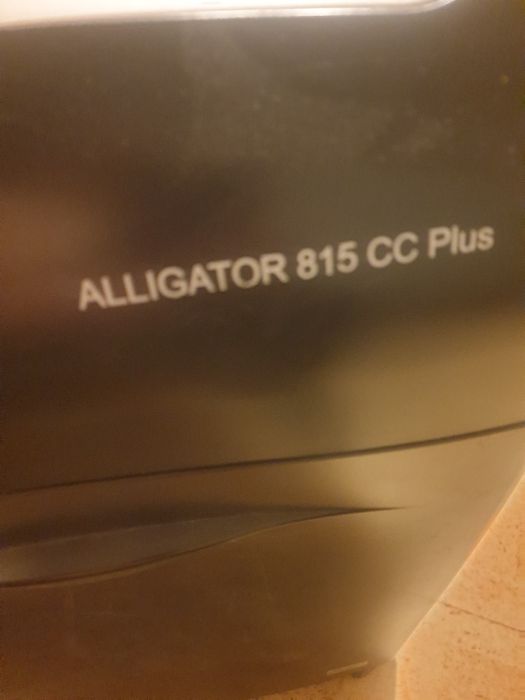 Duża Niszczarka Alligator 815 CV Plus do dokumentów kart i CD