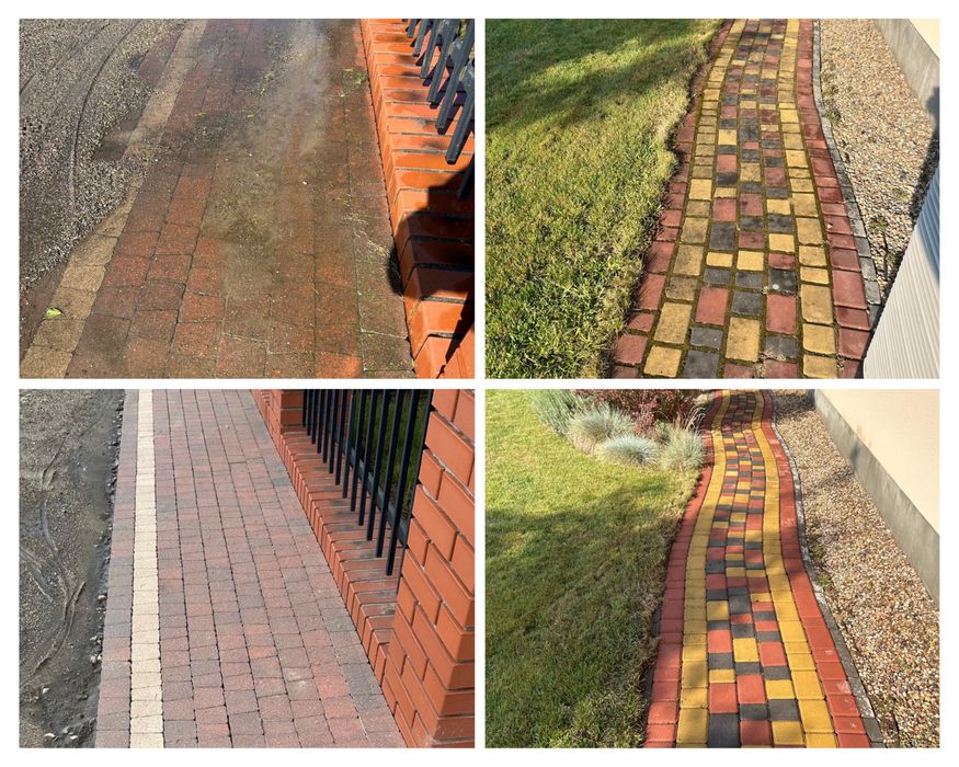 Mycie wysokociśnieniowe kostki brukowej | usługi brukarskie