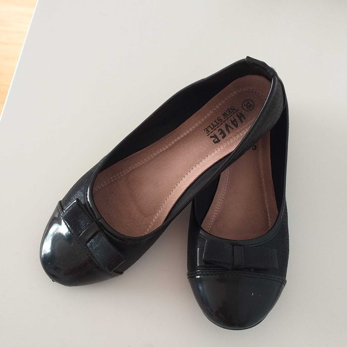 Buty balerinki, baleriny rozm 38, dł wkładki 23cm.