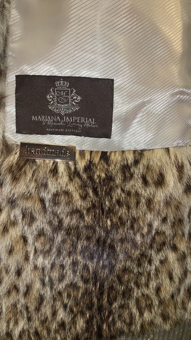 Cachecol/ echarpe  pêlo autêntico Lippi Kat lince
