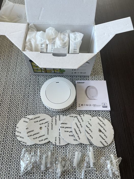 Czujnik dymu i ognia 6 sztuk